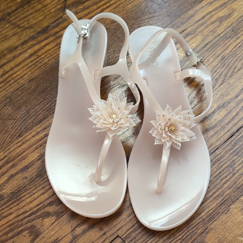 Menghi Flower Jelly Thing Sandals